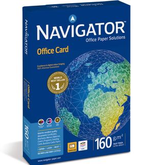 NAVIGATOR PAPEL A4 OFFICE CARD 160GRS. 250 HOJAS