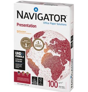 NAVIGATOR PAPEL A4 PRESENTATION 100GRS. 500 HOJAS