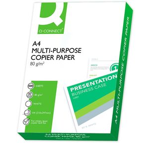 Q-CONNECT PAPEL A4 MULTIFUNCIÓN 80GRS. 500 HOJAS