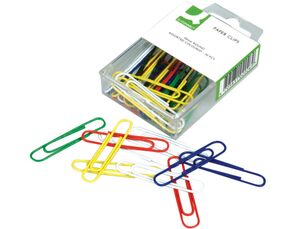 Q-CONNECT CLIPS COLORES Nº 3 50MM. 