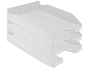 Q-CONNECT BANDEJA PLÁSTICO GRIS