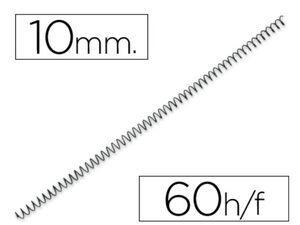 Q-CONNECT ESPIRAL 64 METÁLICA 10MM. 200 UNDS.