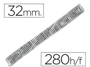 Q-CONNECT ESPIRAL 64 METÁLICA 32MM. 50 UNDS.