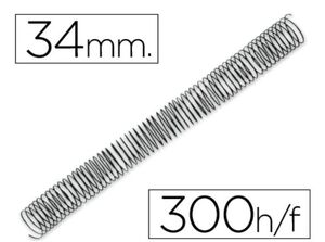 Q-CONNECT ESPIRAL 64 METÁLICA 34MM. 25 UNDS.