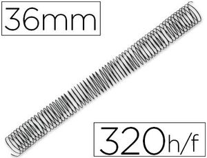 Q-CONNECT ESPIRAL 64 METÁLICA 32MM. 25 UNDS.