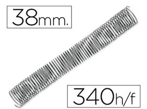 Q-CONNECT ESPIRAL 64 METÁLICA 38MM. 25 UNDS.