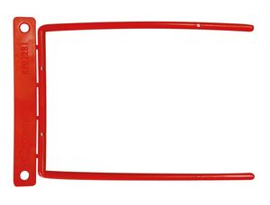 Q-CONNECT ENCUADERNADOR FASTENER PLASTICO D-CLIPS ROJO 100 UNIDADES