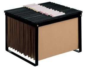 Q-CONNECT BASTIDOR CARPETAS COLGANTES A4 - FOLIO NEGRO