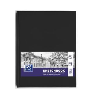 OXFORD BLOC ESBOZO ARTBOOK A4 96 HOJAS 100G. NEGRO
