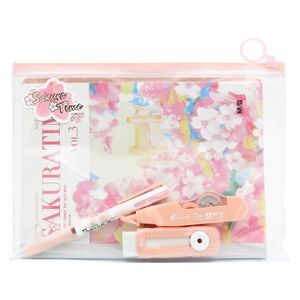 SET PAPELERÍA REGALO SAKURA 5 PIEZAS
