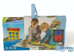 VIKINGTOYS JUEGO CIRCUITO + 2 VEHICULOS 90X70
