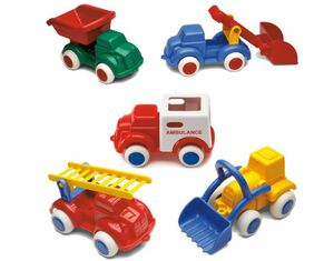 VIKINGTOYS JUEGO MINI VEHICULOS POLIPROPILENO FLEXIBLE