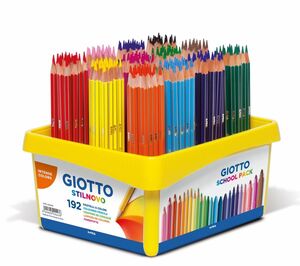 GIOTTO STILNOVO LÁPICES DE MADERA SCHOOLPACK 192 UNDS.