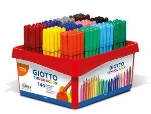 GIOTTO ROTULADORES 144 UNDS. TURBO COLOR SCHOOLPACK