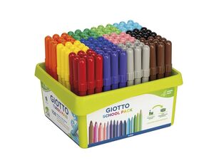 GIOTTO ROTULADORES 108 UNDS. TURBO MAXI SCHOOLPACK