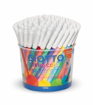 GIOTTO ROTULADORES 96 UNDS. TURBO COLOR SCHOOLPACK