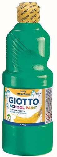 GIOTTO TÉMPERA 500ML. VERDE OSCURO