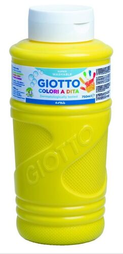 GIOTTO PINTURA DEDOS 750ML. AMARILLO