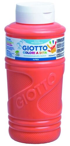 GIOTTO PINTURA DEDOS 750ML. NARANJA
