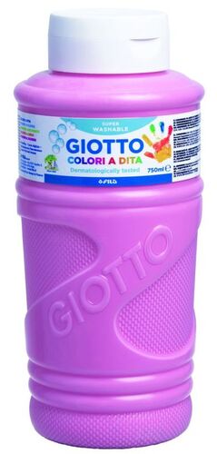 GIOTTO PINTURA DEDOS 750ML. ROSA