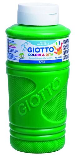 GIOTTO PINTURA DEDOS 750ML. VERDE
