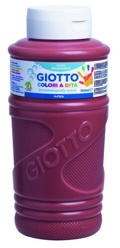 GIOTTO PINTURA DEDOS 750ML. MARRÓN