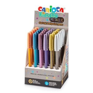 CARIOCA BOLÍGRAFO FIORELLA COLORES METÁLICOS SURTIDOS