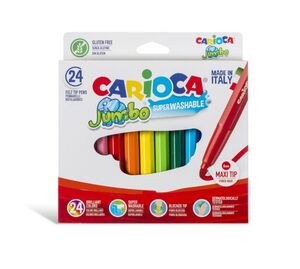 CARIOCA JUMBO ROTULADORES 24 COLORES