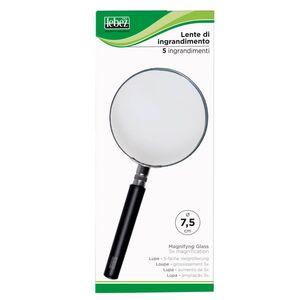 LEBEZ LUPA CRISTAL 5 AUMENTOS 75MM.