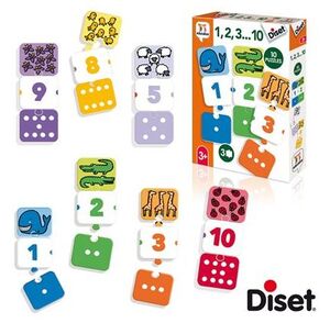 DISET JUEGO DIDACTICO 1,2,3,...10