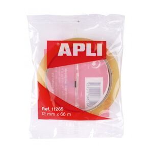 APLI CINTA ADHESIVA 12MM. X 66M. TRANSPARENTE