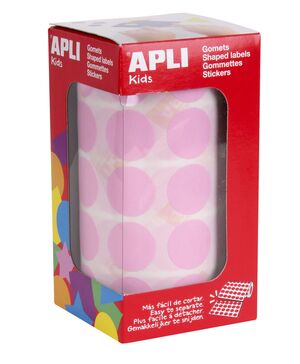 APLI ROLLO GOMETS REDONDOS 20MM. ROSA