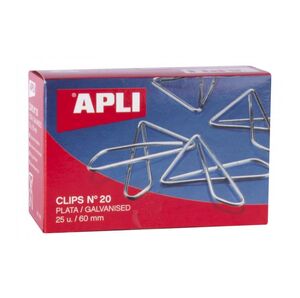APLI CLIPS MARIPOSA GALVANIZADOS Nº 20 60MM.