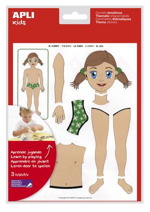 APLI GOMETS TEMÁTICOS EL CUERPO 12 HOJAS
