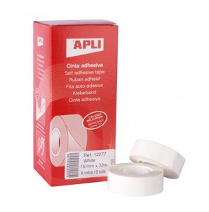 APLI CINTA ADHESIVA 19MM. X 33M. BLANCO
