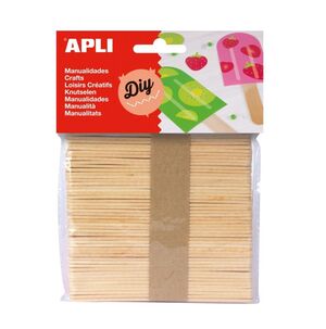 APLI PALO POLO MADERA NATURAL 50 UNDS.