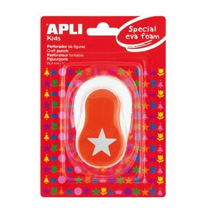 APLI PERFORADORA GOMA EVA ESTRELLA 25,4MM.