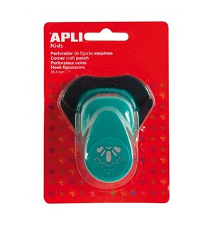 APLI PERFORADORA PAPEL ESQUINA MEDIA FLOR 25,4MM.