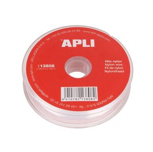 APLI BOBINA DE CUERDA NYLON 0,35MM. X 100M.