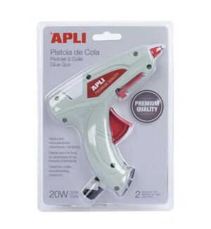 APLI PISTOLA DE COLA 20W PREMIUM + 2 BARRAS