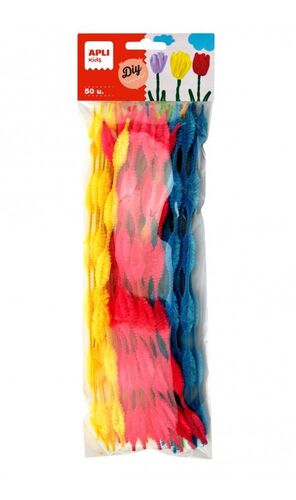 APLI LIMPIAPIPAS BUMPY COLORES SURTIDOS 50 UNDS.
