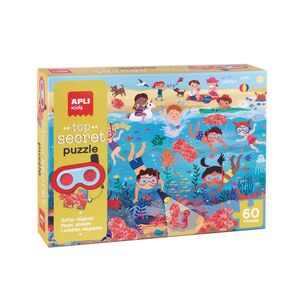 APLI PUZZLE TOP SECRET PLAYAS 60 PIEZAS