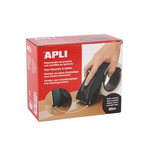 APLI DISPENSADOR CINTA EMBALAR + CINTA ADHESIVA
