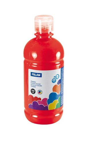 MILAN TÉMPERA 500ML. BERMELLÓN
