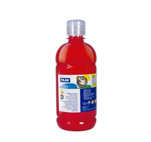 MILAN PINTURA DEDOS 500ML. ROJO