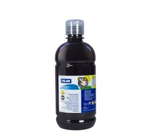 MILAN PINTURA DEDOS 500ML. NEGRO