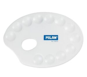 MILAN PALETA PLÁSTICO OVALADA 24 X 15,5