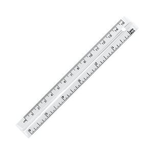 MILAN REGLA 15CM. + ESCALÍMETRO 1/16