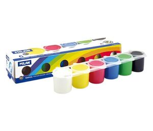 MILAN SET TÉMPERA 25ML. 6 COLORES