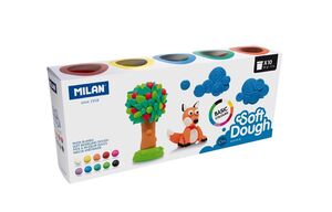 MILAN PASTA MODELAR SOFT DOUGH BASIC 10 COLORES